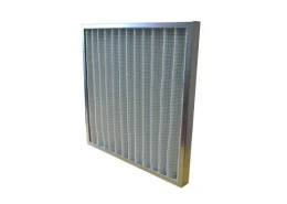 Fire rated pleated panels
